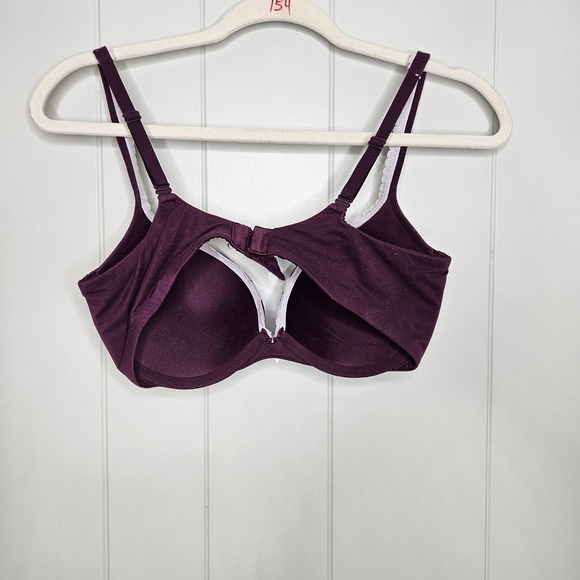 Victoria's Secret Body By Victoria Push Up Bra Burgundy 34D - Picture 4 of 4